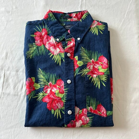 JCrew Short Sleeve Button Down - Picture 1 of 3